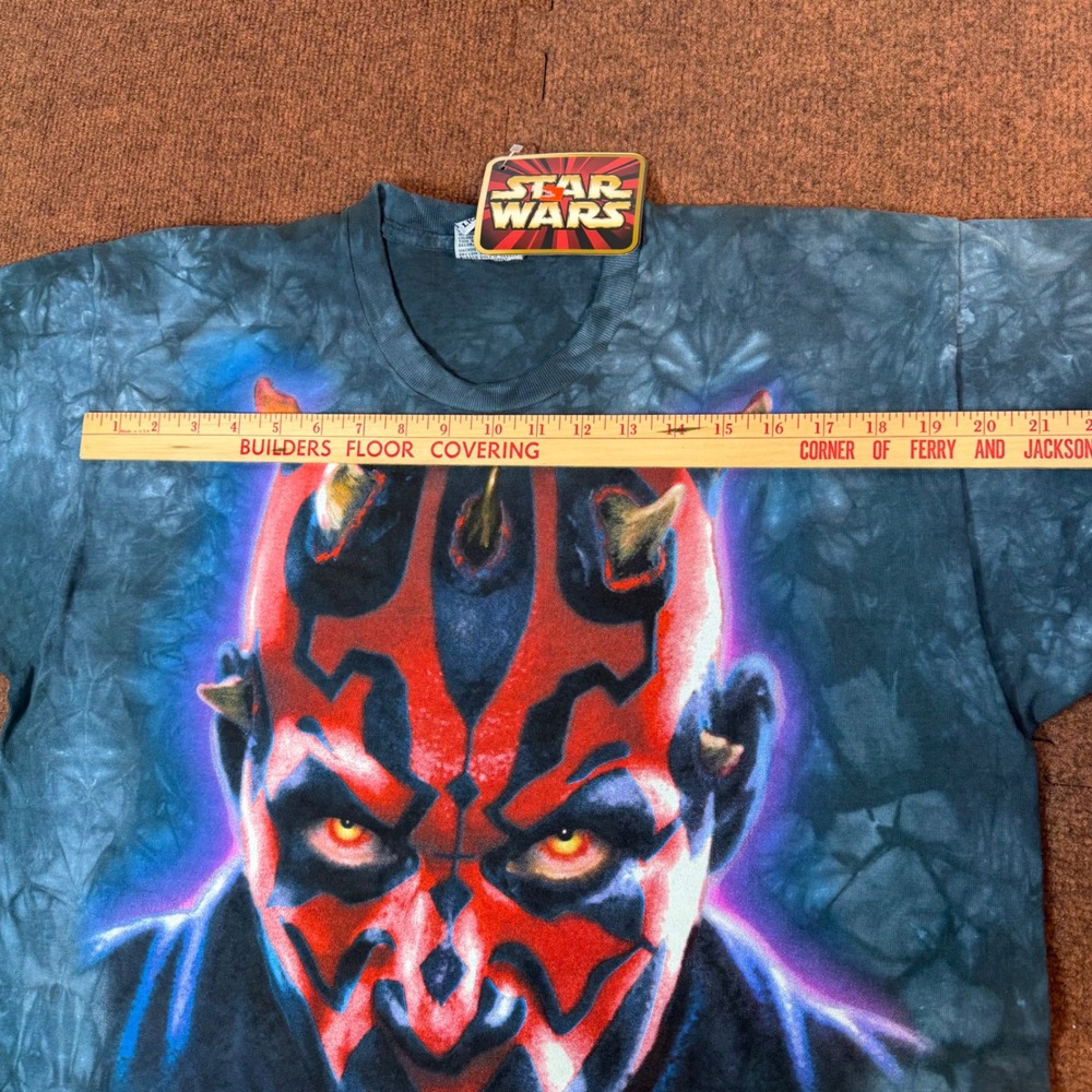 Liquid Blue Star Wars Darth Maul Tie Dye Shirt Mens Large Graphic Tee NWT 1999 - Picture 8 of 10